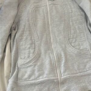 lululemon athletica Light Gray Zip-Up Jacket